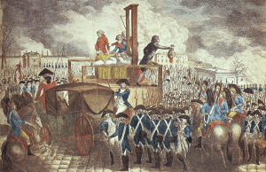 Louis XVI décapité par la guillotine